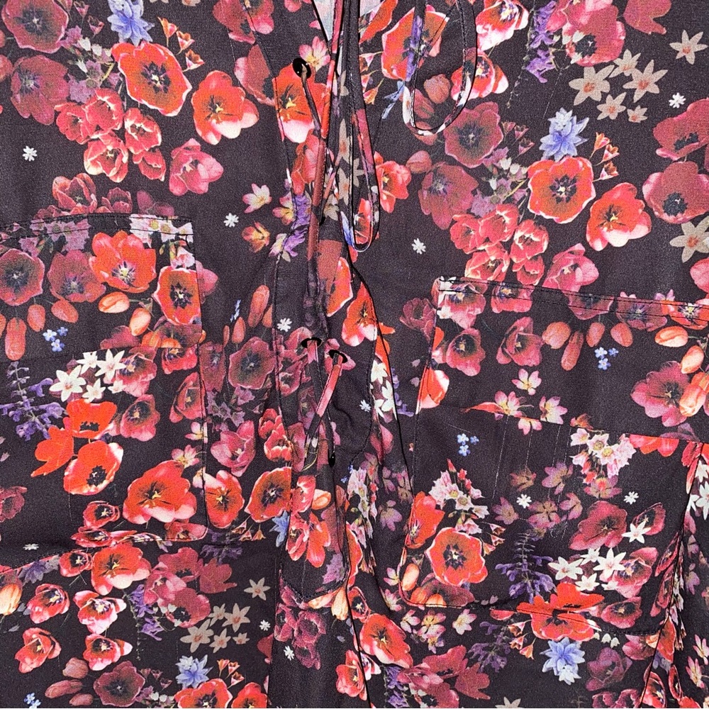Ana Floral Women’s Pullover Blouse   Long sleeve. Size 3X - Picture 3 of 6